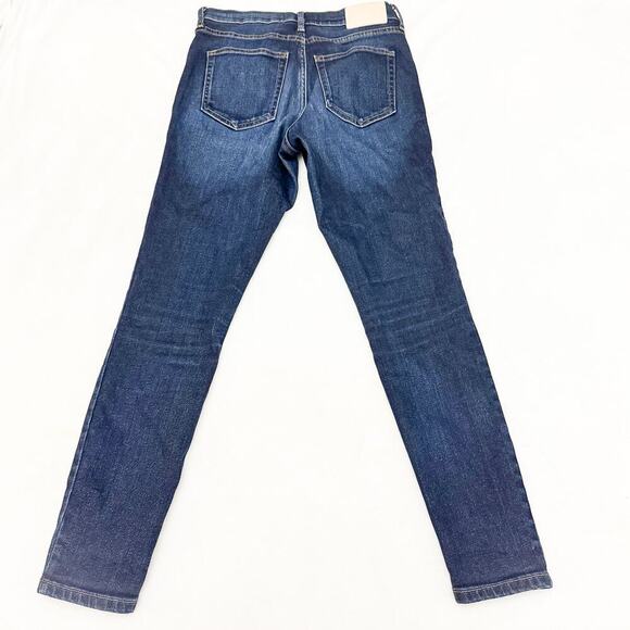 Everlane The High Rise Skinny Jean Dark Wash Denim Size 25 Ankle - Picture 3 of 9